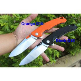 Black Empire Axis D2 Blade G10 Handle Tactical Survival Multifunction Pocket Knife UD406584